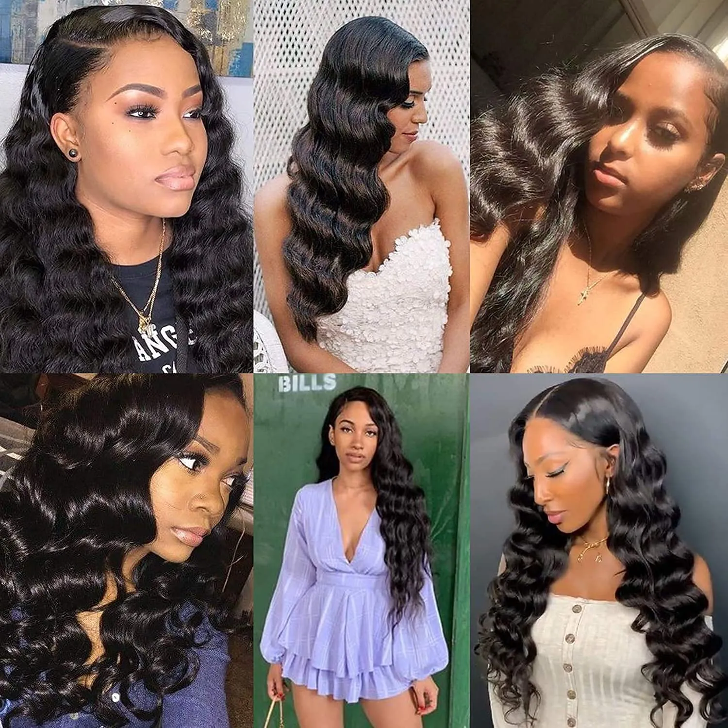 13X4 Loose Deep Wave Lace Front Wigs Human Hair 28 Inch Pre Plucked with Baby Hair 13X4 Transparent Lace Frontal Human Hair Wigs Brazilian Virgin Hair Natural Hairline Wet and Wavy 150% Density