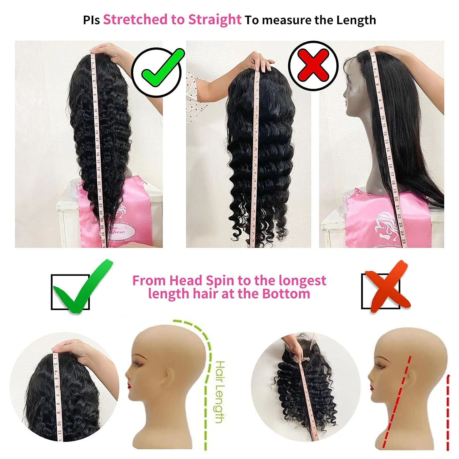 13X4 Loose Deep Wave Lace Front Wigs Human Hair 28 Inch Pre Plucked with Baby Hair 13X4 Transparent Lace Frontal Human Hair Wigs Brazilian Virgin Hair Natural Hairline Wet and Wavy 150% Density