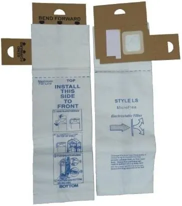 15 Eureka Type LS Sanitaire Vacuum Bags, LiteSpeed Upright, Bagged,