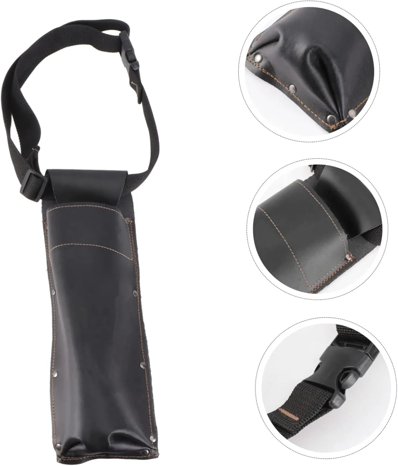 2 Pcs Welding Rod Bag Welding Rod Container Scalding Fireproof Cowhide Material
