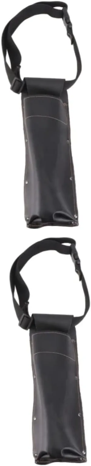 2 Pcs Welding Rod Bag Welding Rod Container Scalding Fireproof Cowhide Material