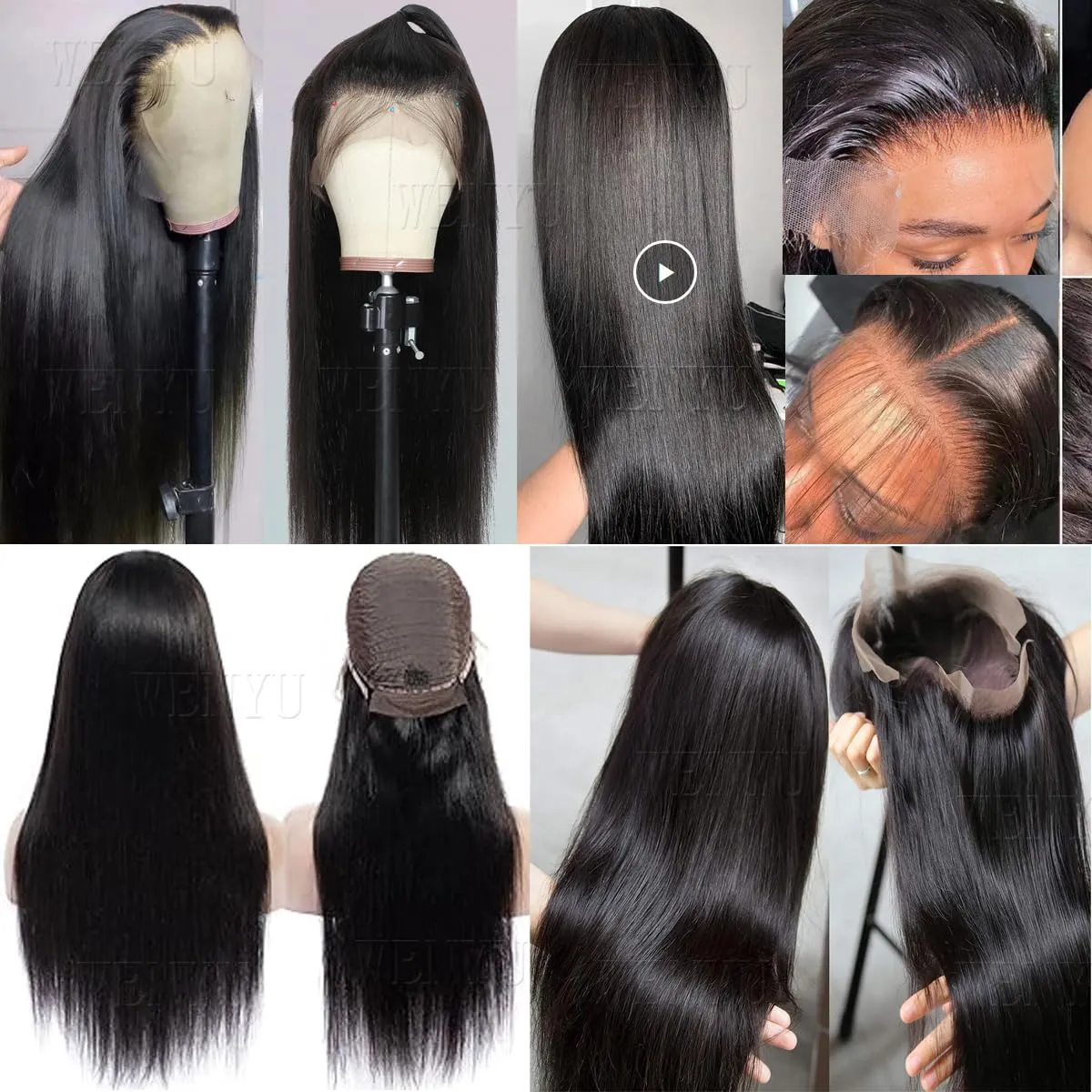 26 inch Straight Lace Front Wigs Human Hair Wig Pre Plucked 13x4 Straight Human Hair Wigs For Black Women Straight Frontal Wigs