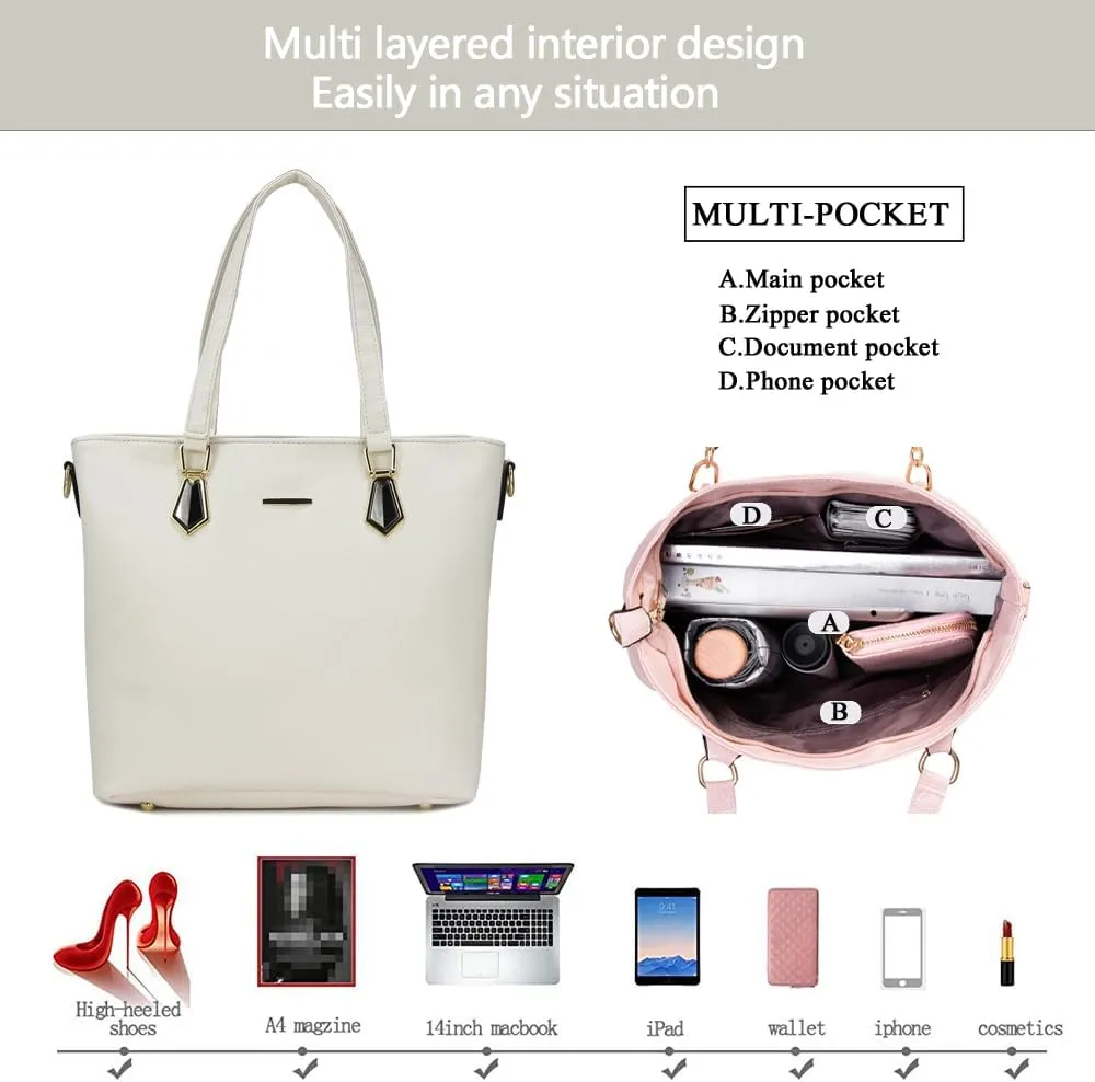 2E-youth Designer Purses and Handbags for Women Satchel Shoulder Bag Tote Top Handle Bag