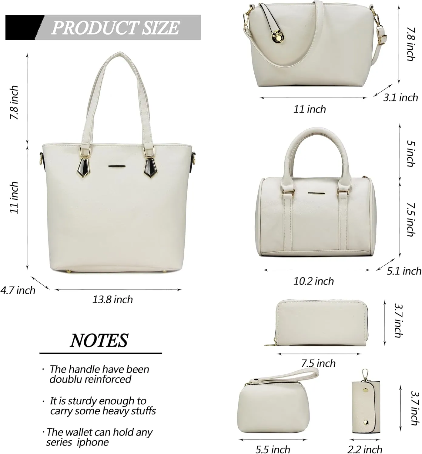 2E-youth Designer Purses and Handbags for Women Satchel Shoulder Bag Tote Top Handle Bag