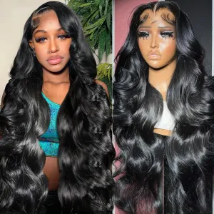 30 Inch 13X4 Lace Front Wigs Human Hair 200% Density Body Wave HD Lace Front Wigs Human Hair Pre Plucked Glueless Wigs Human Hair for Women With Baby Hair
