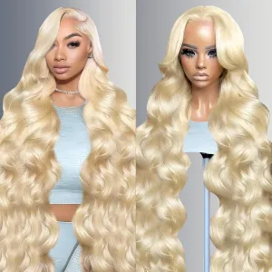30 Inch 613 13x6 Lace Front Wig Human Hair 200 Density Blonde Wig Human Hair 613 HD Lace Frontal Wig Human Hair 13x6 Blonde Lace Front Wigs Human Hair Pre Plucked 613 Blonde Human Hair Wig for Women