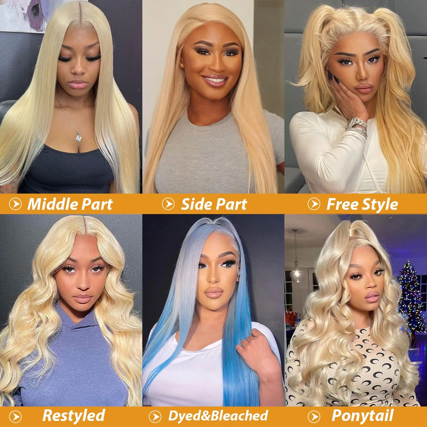 30 Inch 613 Lace Front Wig Human Hair 5x5 HD Lace Closure Wigs Blonde Glueless Straight HD Lace Front Wigs Human Hair Pre Plucked 180 Density 613 Blonde Human Hair Wig for Women