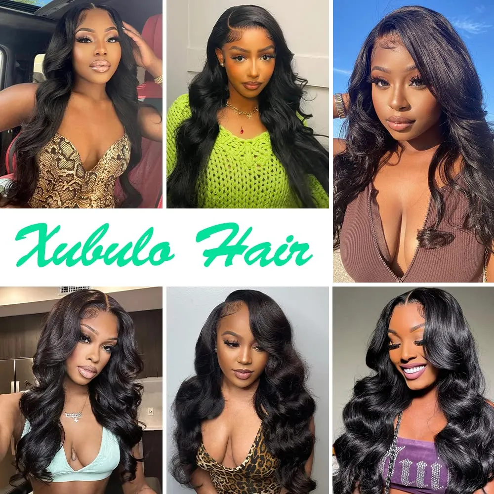 30 Inch Body Wave Lace Front Wigs Human Hair 13x4 Body Wave Human Hair Wigs 180% Density Glueless Human Hair Wigs Lace Frontal Wigs Pre Plucked for Women