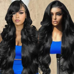 30 Inch Body Wave Lace Front Wigs Human Hair 13x6 HD Lace Front Wigs Human Hair 200 Density Glueless Wigs Pre Plucked Virgin Hair Lace Front Wigs for Women