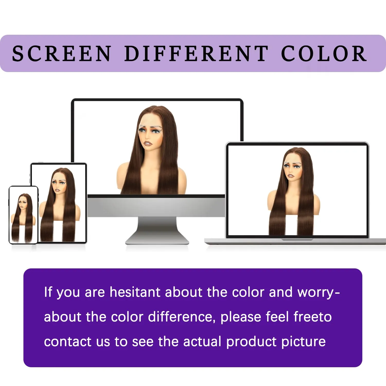 34 Inch Chocolate Brown Lace Front Wig Human Hair 200 Density 13x6 Transparent HD Straight Lace Front Wigs Human Hair Pre Plucked Colored Frontal Wigs Human Hair Brown Wig Human Hair Wigs for Women