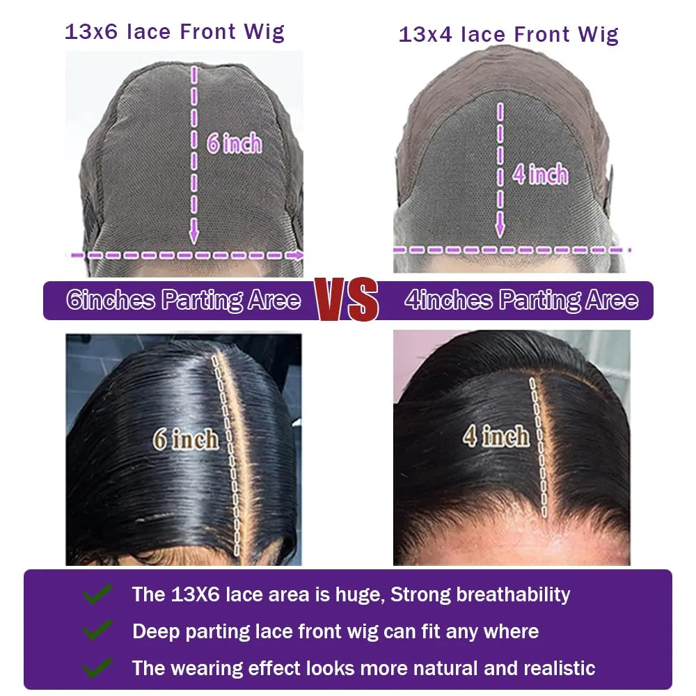 34 Inch Chocolate Brown Lace Front Wig Human Hair 200 Density 13x6 Transparent HD Straight Lace Front Wigs Human Hair Pre Plucked Colored Frontal Wigs Human Hair Brown Wig Human Hair Wigs for Women