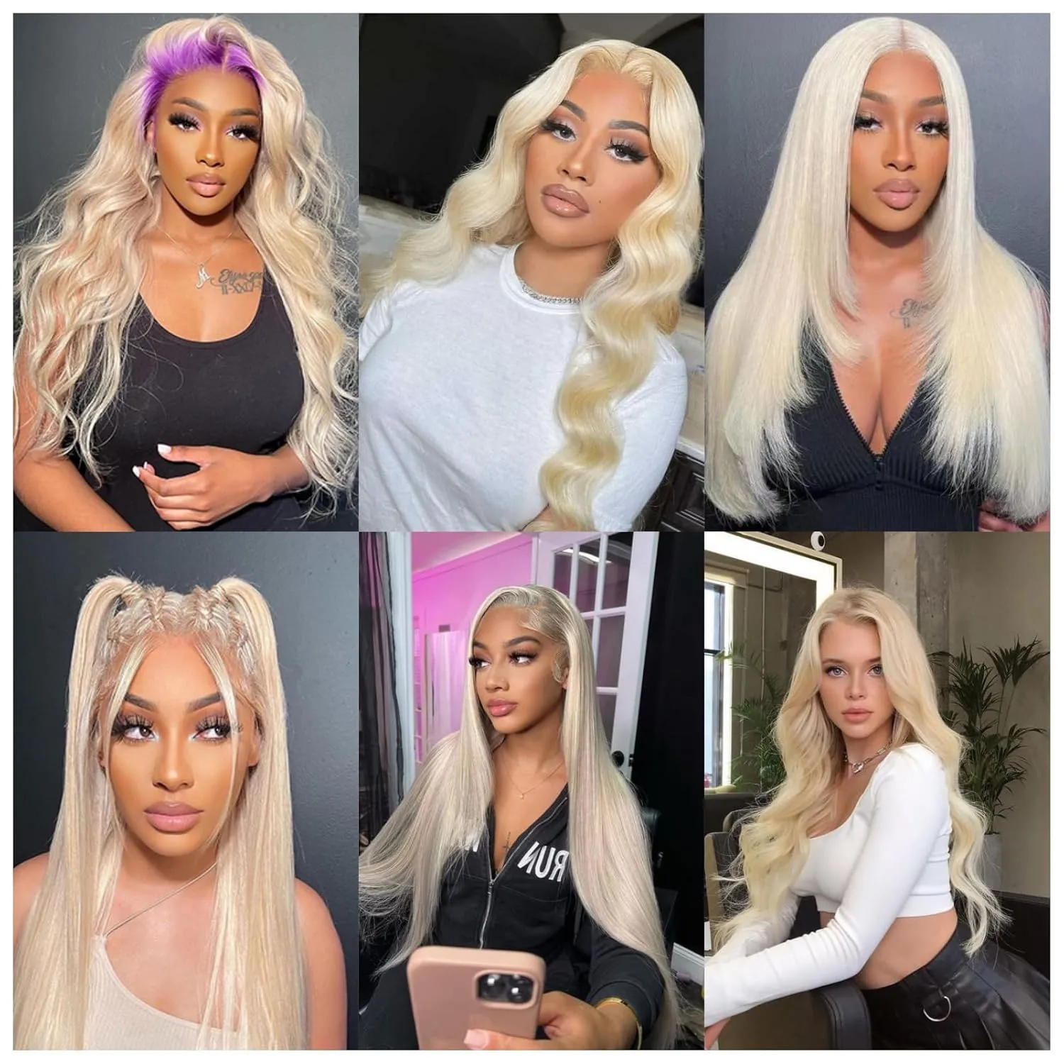 613 Lace Front Wig Human Hair 13x6 Blonde Wig Human Hair Straight 613 HD Lace Frontal Wig 180% Density Blonde Lace Front Wigs Human Hair Glueless Wigs Pre Plucked With Baby Hair (16Inch)