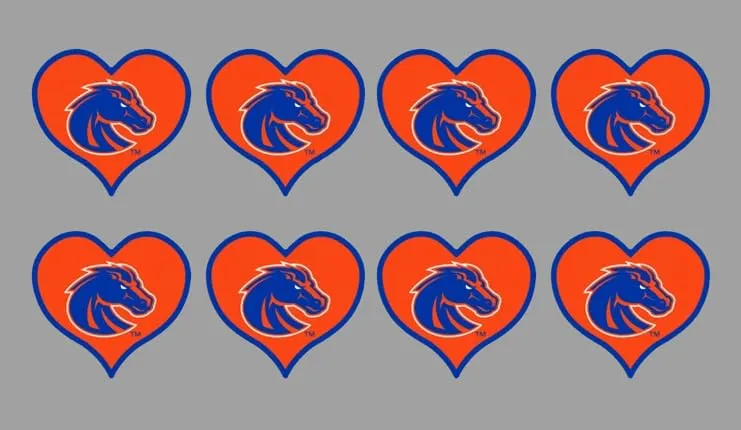 8 Piece Heart Officially Licensed Waterless Peel & Stick Temporary Spirit Tattoos