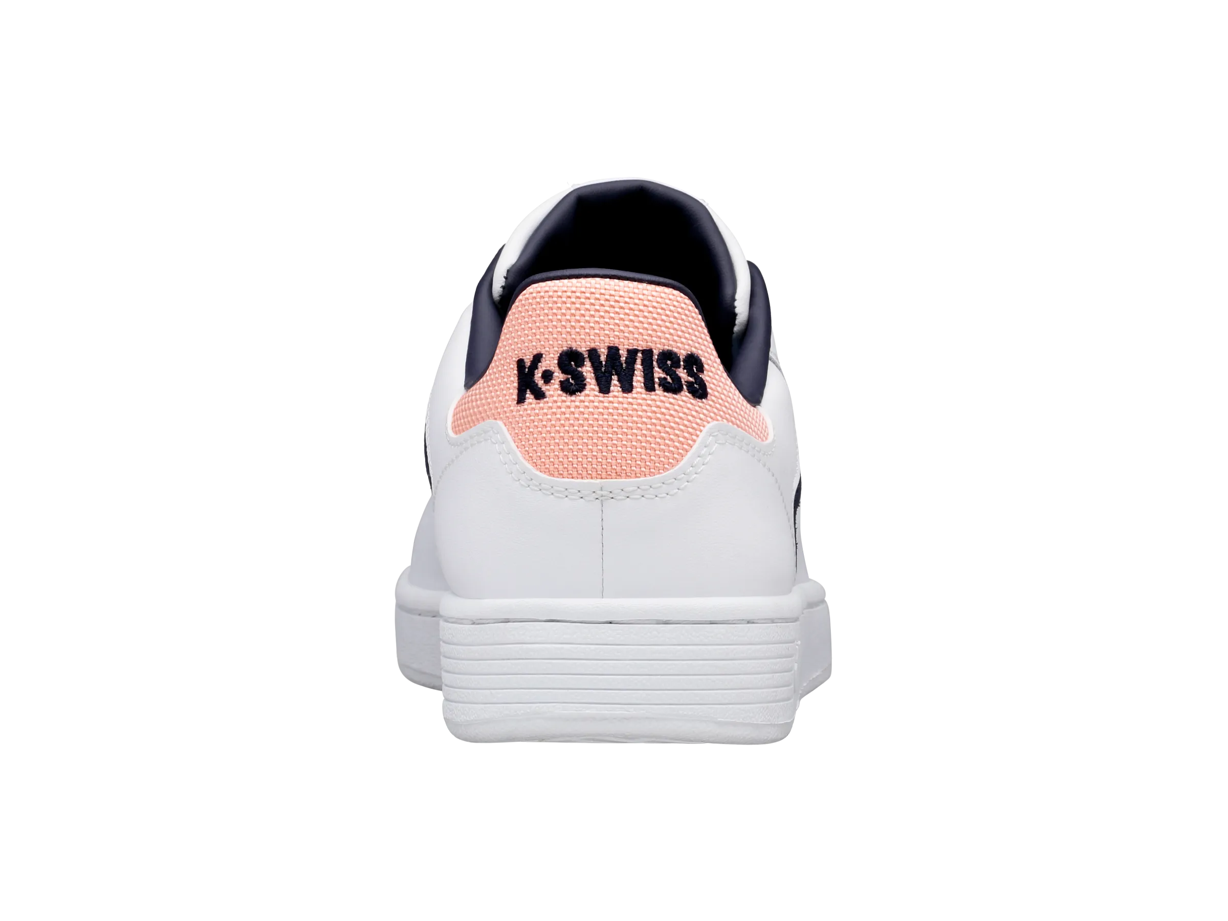 96347-145-M | WOMENS CLEAN COURT II CMF | WHITE/GRAYSTONE/PEACH NECTAR