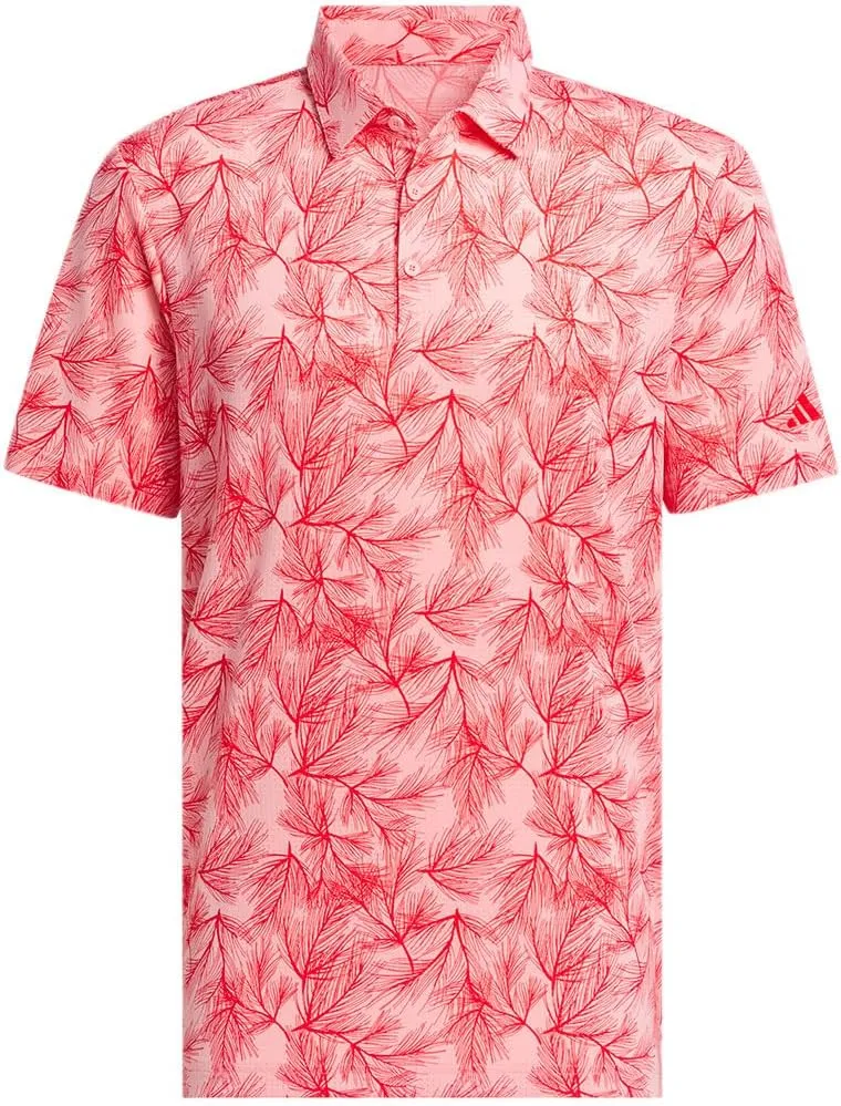adidas Men's Ultimate365 Mesh Print Polo Shirt