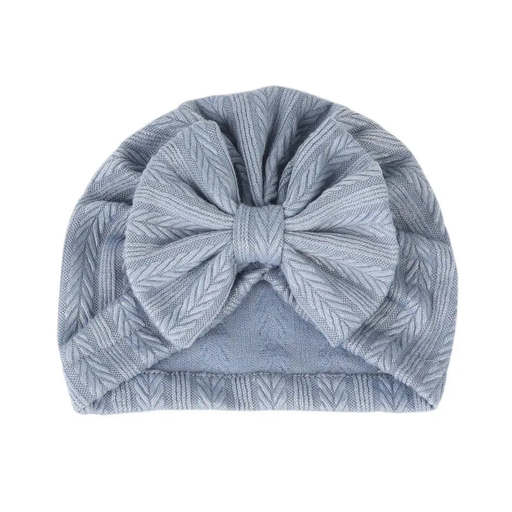 Adorable Baby Bowknot Hat for Girls