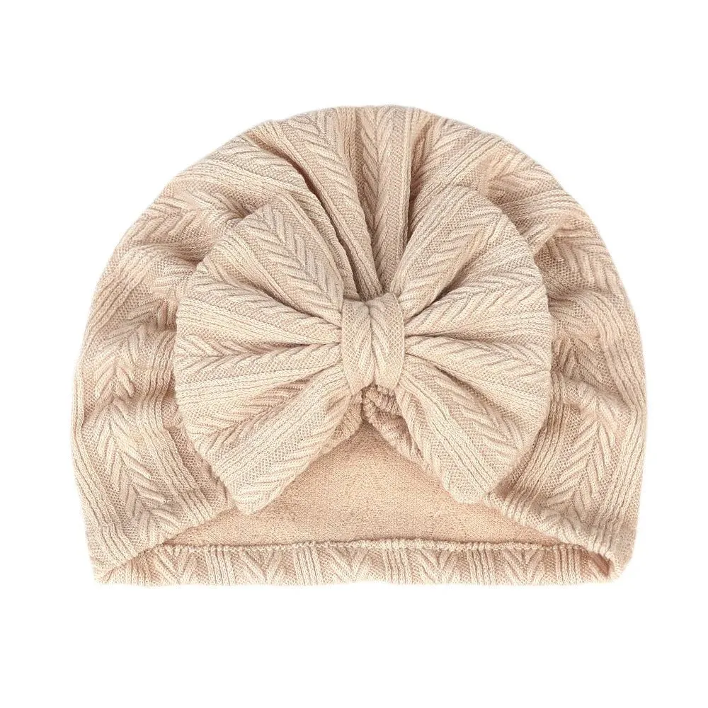 Adorable Baby Bowknot Hat for Girls