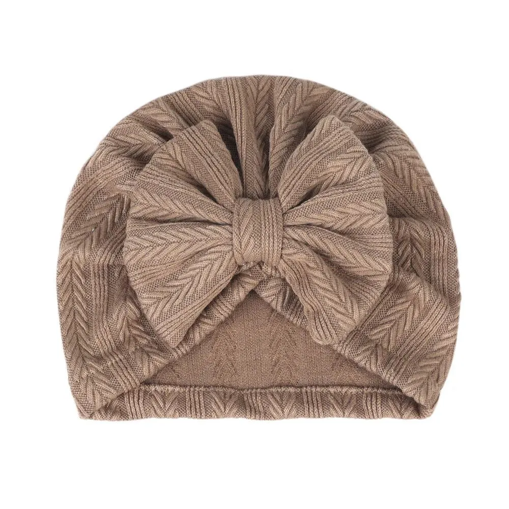 Adorable Baby Bowknot Hat for Girls