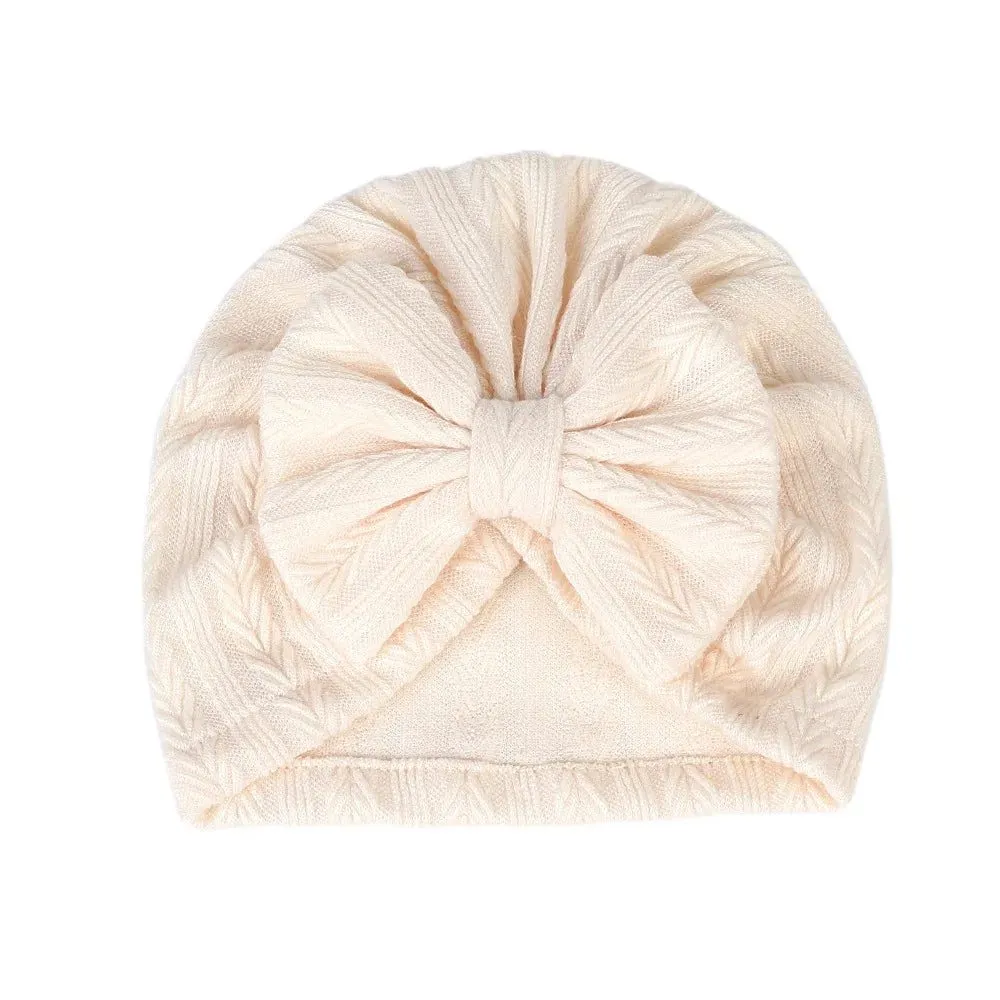 Adorable Baby Bowknot Hat for Girls