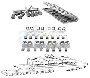 Alligator Rivet Plate Lacing pkg. Part No: A-1701483