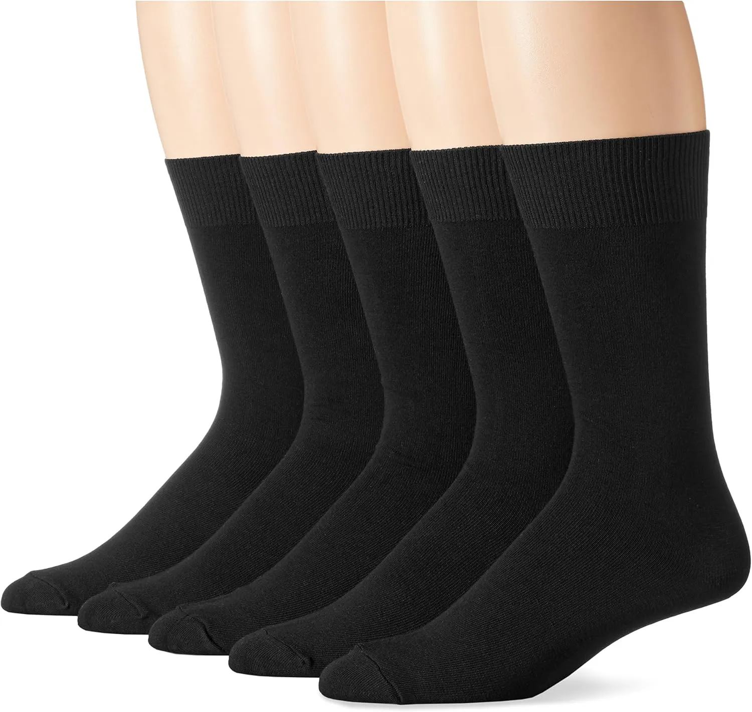 Amazon Essentials Men's Dress Socks, 5 Pairs