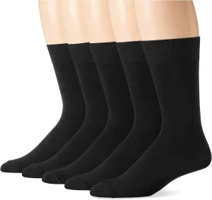 Amazon Essentials Men's Dress Socks, 5 Pairs