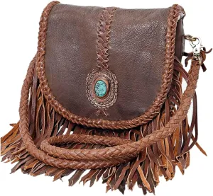 American Darling Messenger Genuine Leather Women Bag Western Handbag Purse
