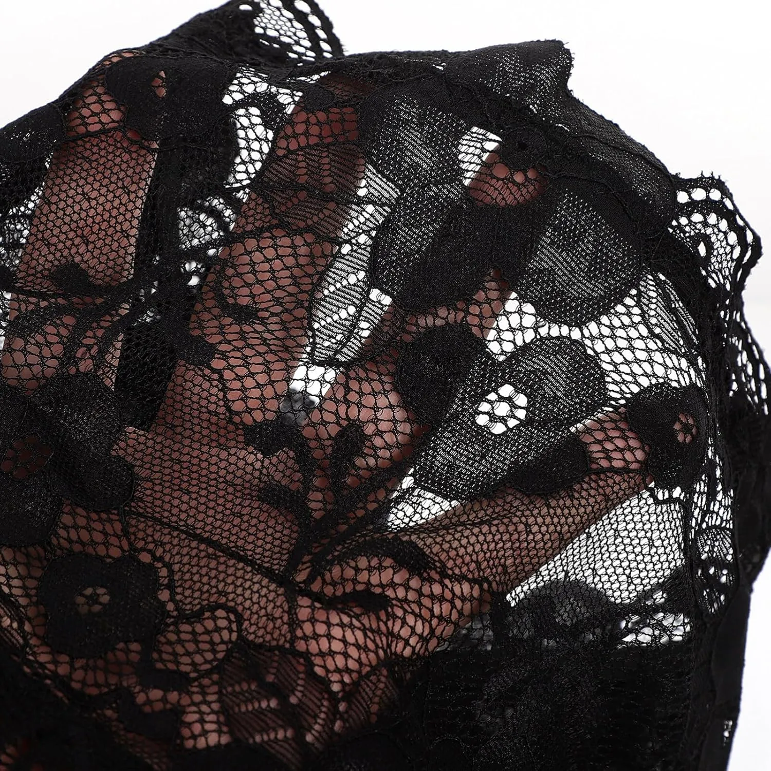 Amosfun 3Pcs Strapless Bras Floral Lace Stretchy Bandeau Bra Strapless Bandeau, Non-Padded Seamless Bandeau Wrap for Women Girls Bust: 92-102 CM, Suggested for Cup 36/80C