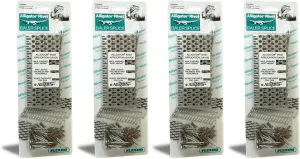 Apache 25085381 Stainless Steel Self Setting Alligator 7 Inch Rivet Belt Fasteners with Pins and Splices (8 Pack)