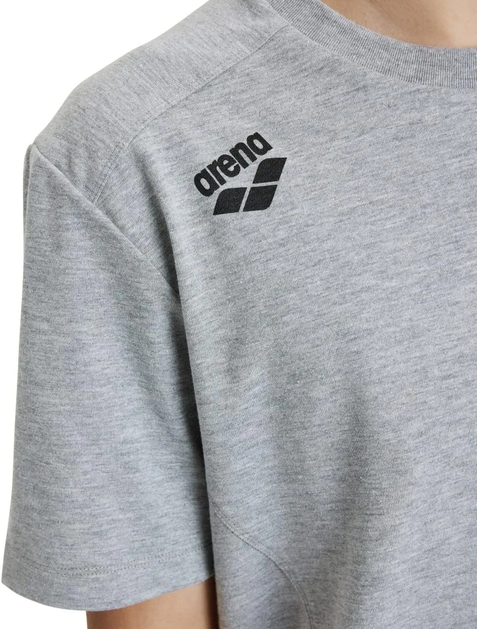 ARENA Team Unisex Panel Cotton T-Shirt Short Sleeve Crew Neck Regular Fit Workout Top Men's and Women's Active Tee