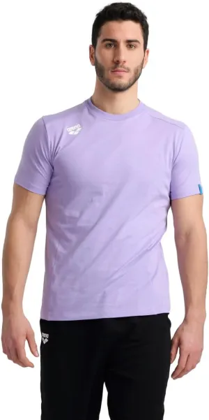 ARENA Team Unisex Panel Cotton T-Shirt Short Sleeve Crew Neck Regular Fit Workout Top Men's and Women's Active Tee