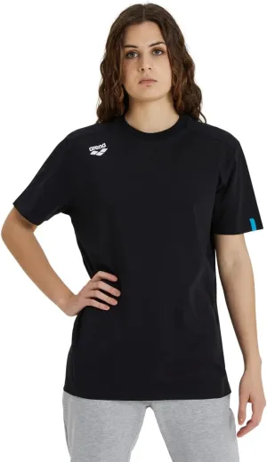 ARENA Team Unisex Panel Cotton T-Shirt Short Sleeve Crew Neck Regular Fit Workout Top Men's and Women's Active Tee