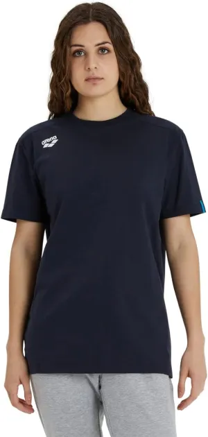 ARENA Team Unisex Panel Cotton T-Shirt Short Sleeve Crew Neck Regular Fit Workout Top Men's and Women's Active Tee