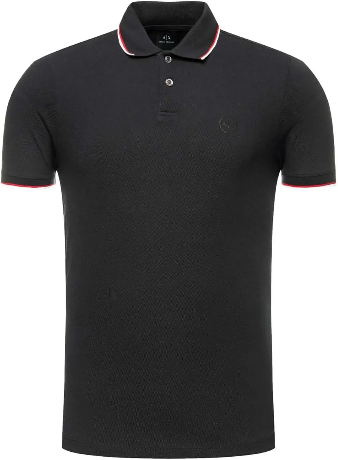 Armani Exchange Men's Short Sleeve Jersey Knit Polo