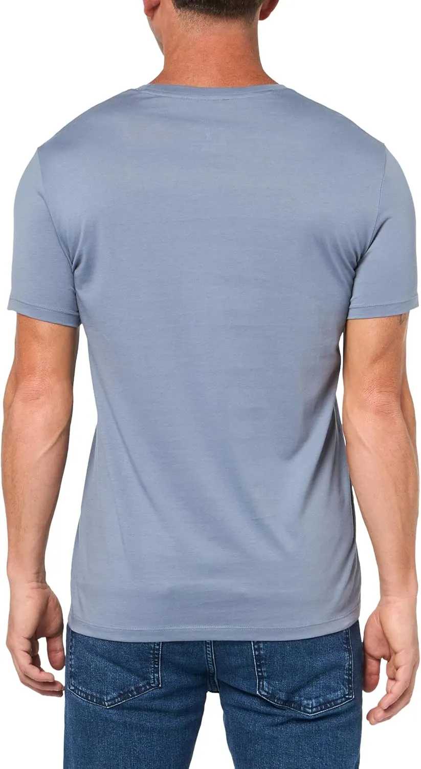 Armani Exchange Men's Solid Colored Basic Pima Crew Neck Tee