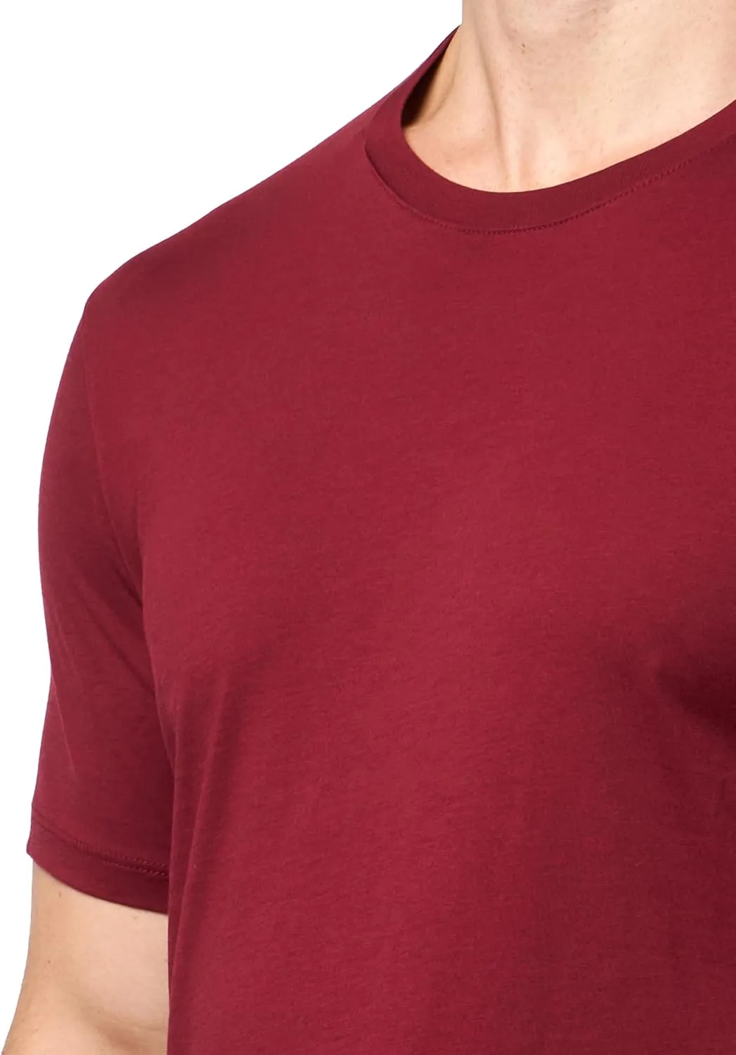 Armani Exchange Men's Solid Colored Basic Pima Crew Neck Tee