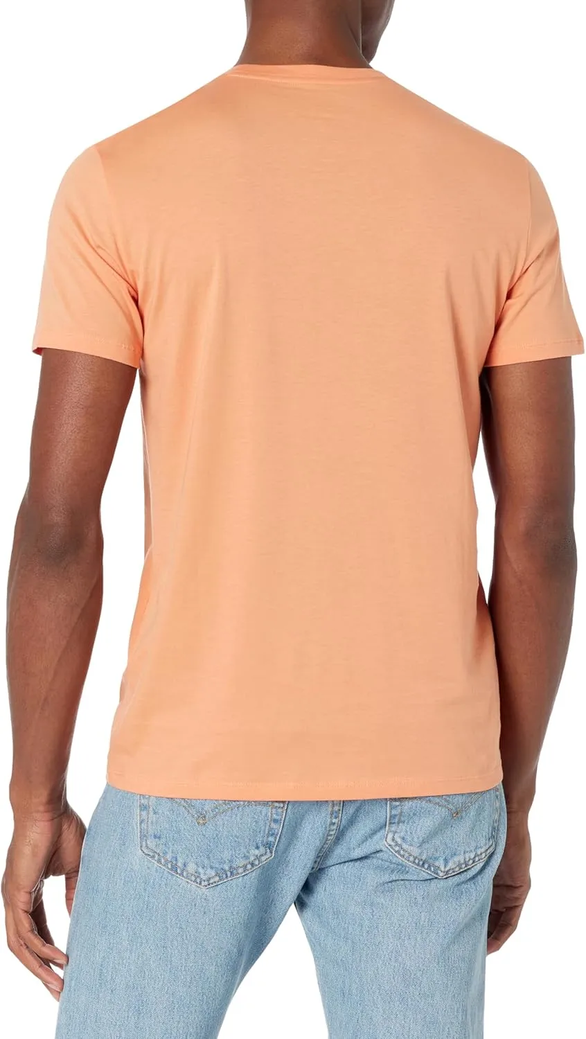 Armani Exchange Men's Solid Colored Basic Pima Crew Neck Tee