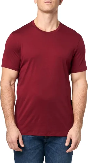 Armani Exchange Men's Solid Colored Basic Pima Crew Neck Tee