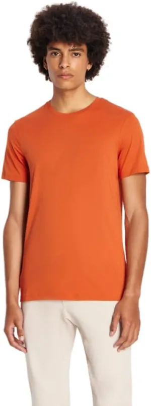 Armani Exchange Men's Solid Colored Basic Pima Crew Neck Tee