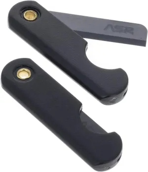 ASR Tactical Folding Ceramic Razor Blade, Micro EDC Escape Knife Survival Tool