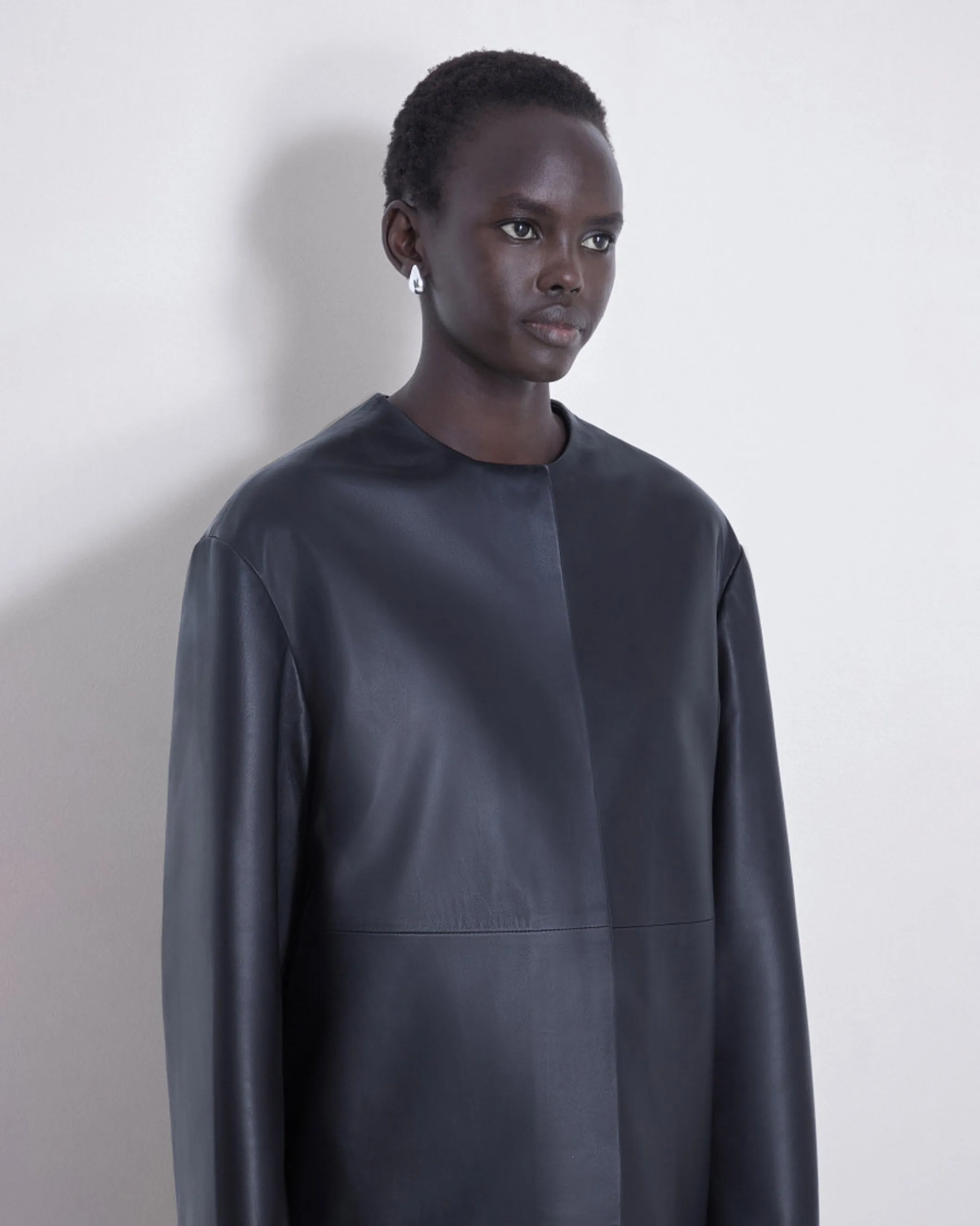 Atalia Leather Coat