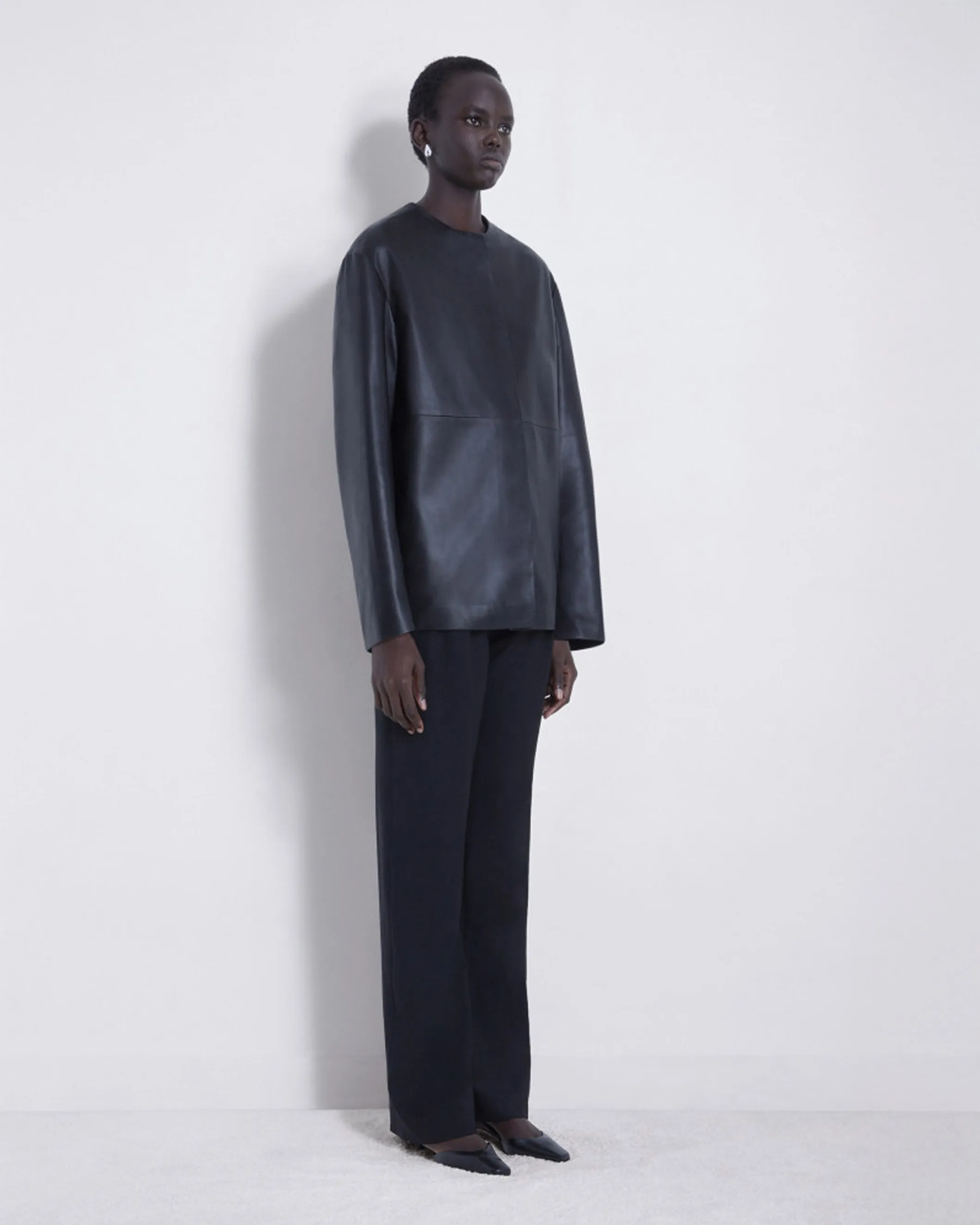 Atalia Leather Coat