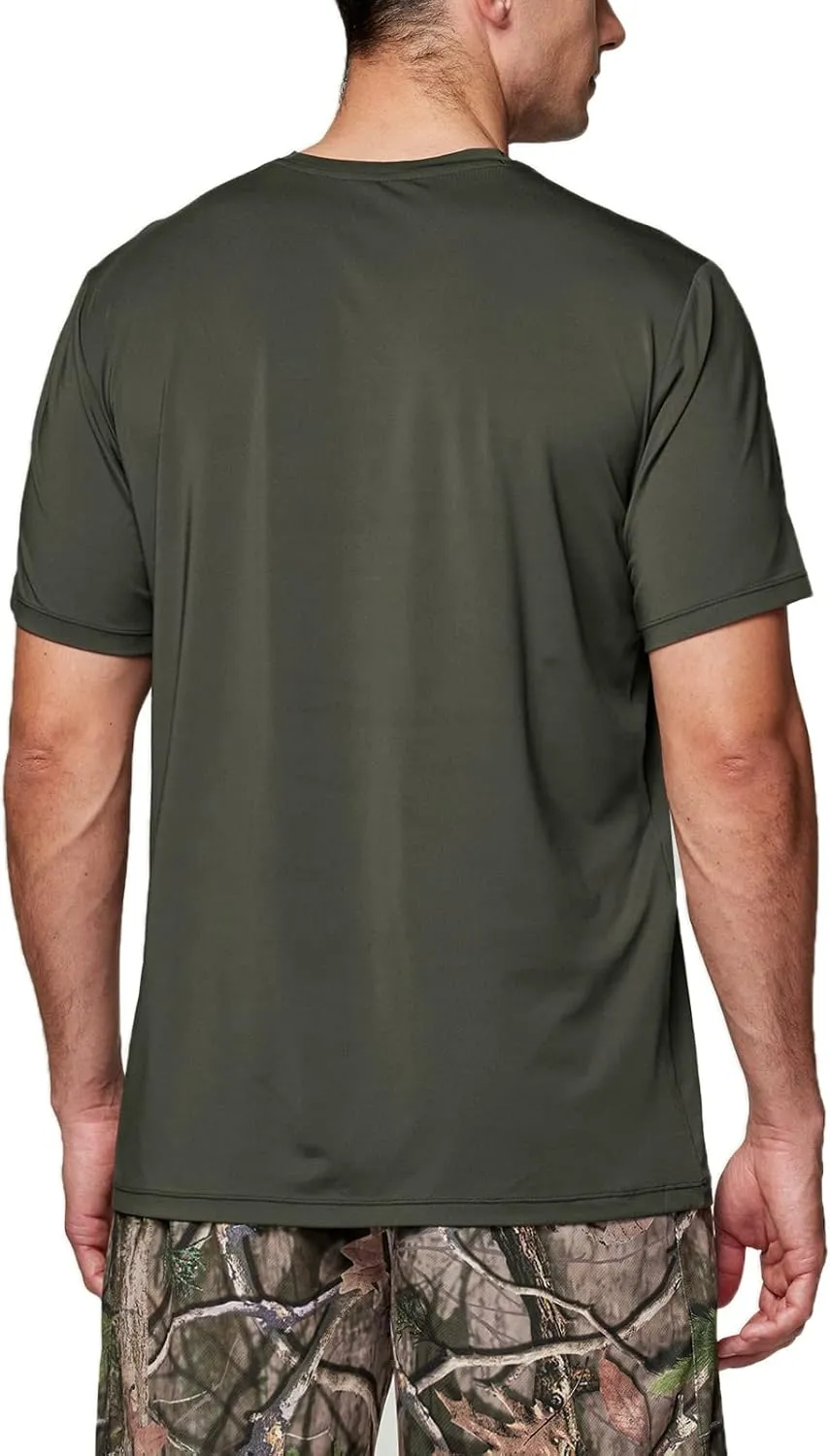 ATHLIO Men's Workout Running Shirts, Sun Protection Quick Dry Athletic Shirts, Short Sleeve Gym T-Shirts