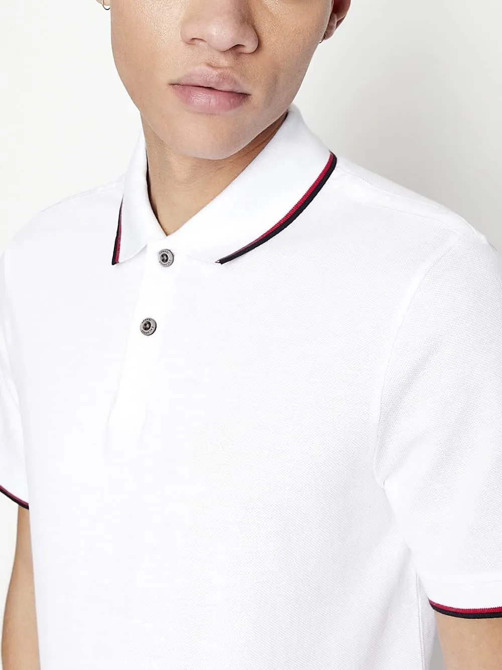 A|X Armani Exchange Men's Short Sleeve Jersey Knit Polo