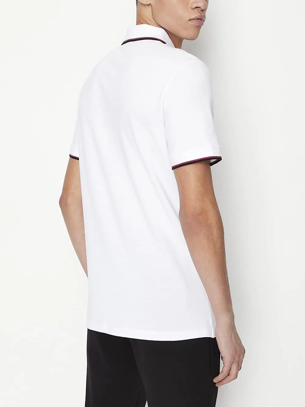 A|X Armani Exchange Men's Short Sleeve Jersey Knit Polo