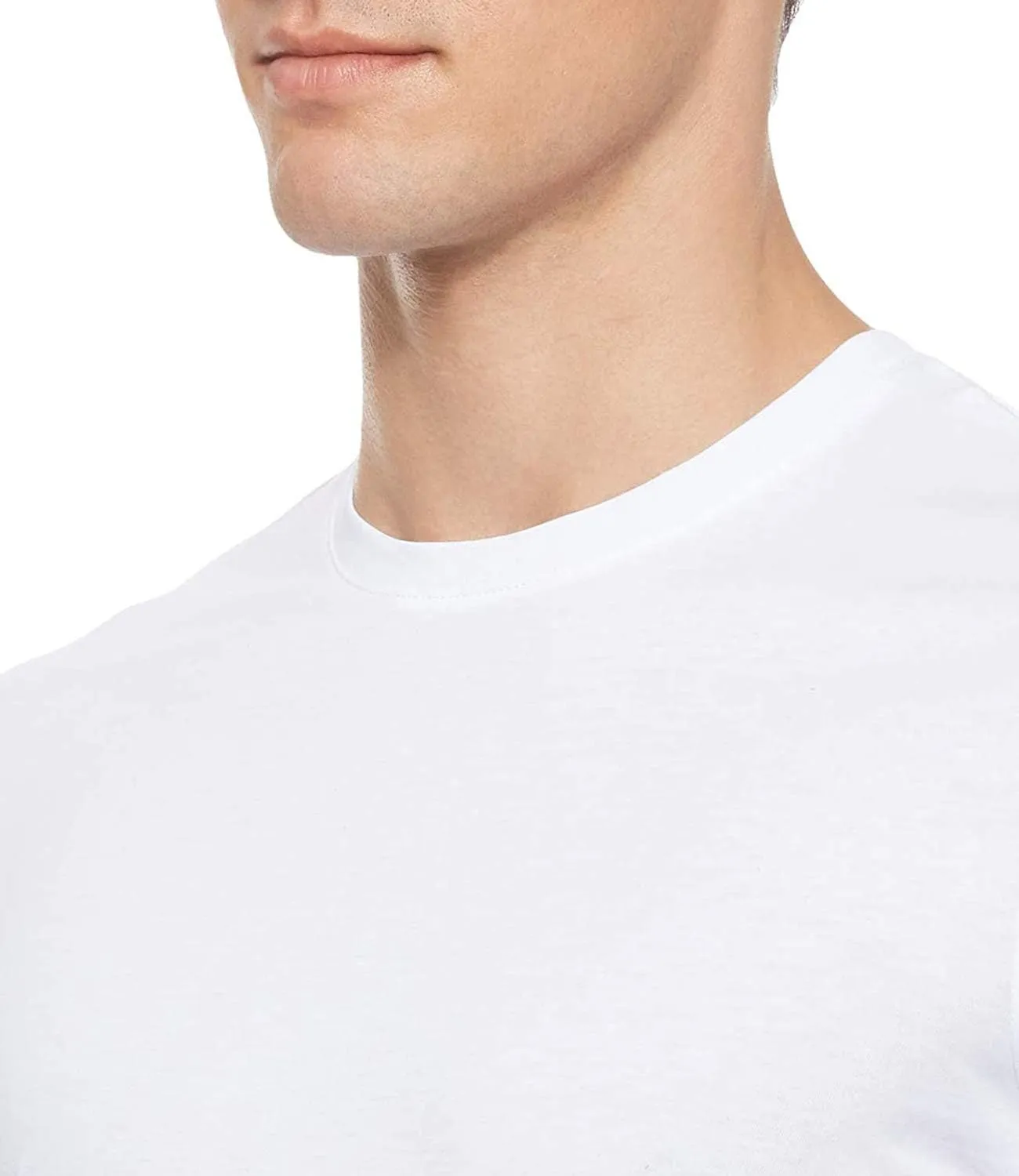 AX Armani Exchange Men's Solid Colored Basic Pima Crew Neck