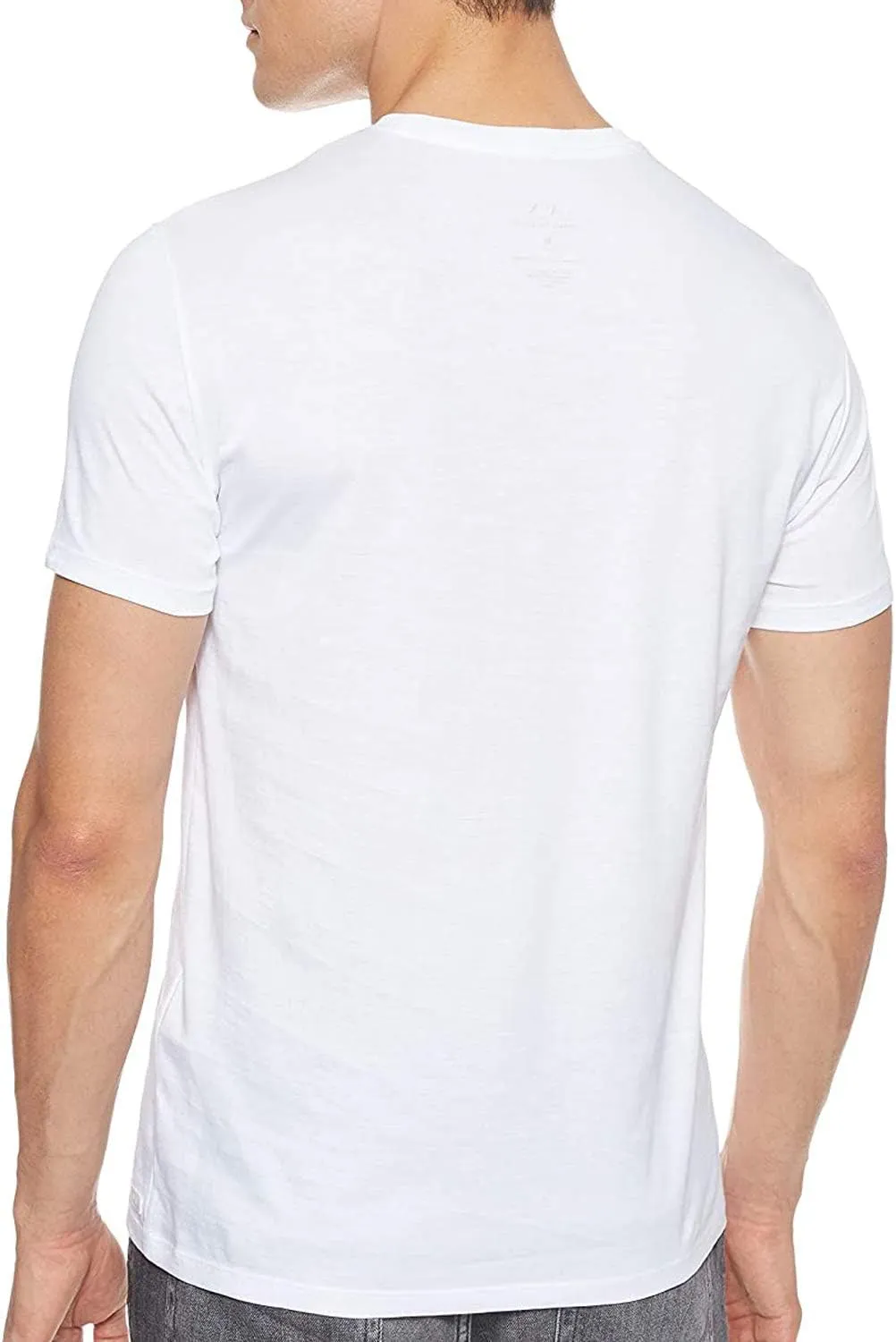 AX Armani Exchange Men's Solid Colored Basic Pima Crew Neck