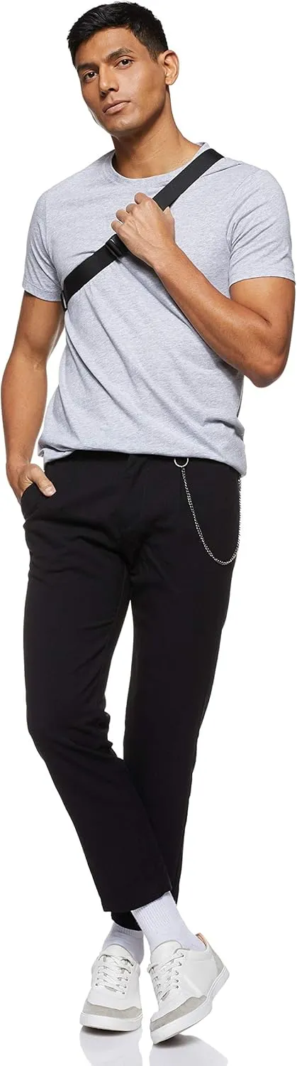 AX Armani Exchange Men's Solid Colored Basic Pima Crew Neck