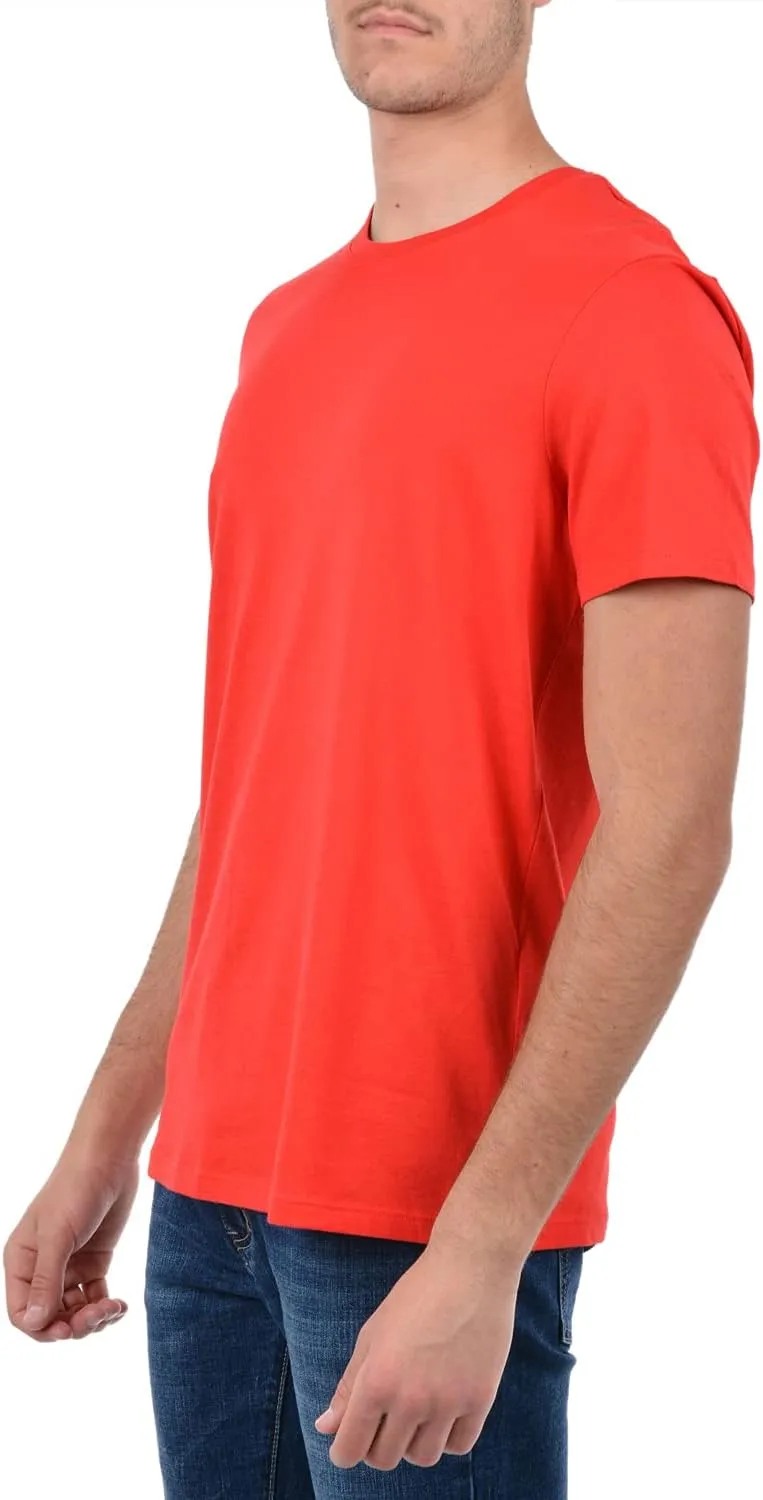 AX Armani Exchange Men's Solid Colored Basic Pima Crew Neck