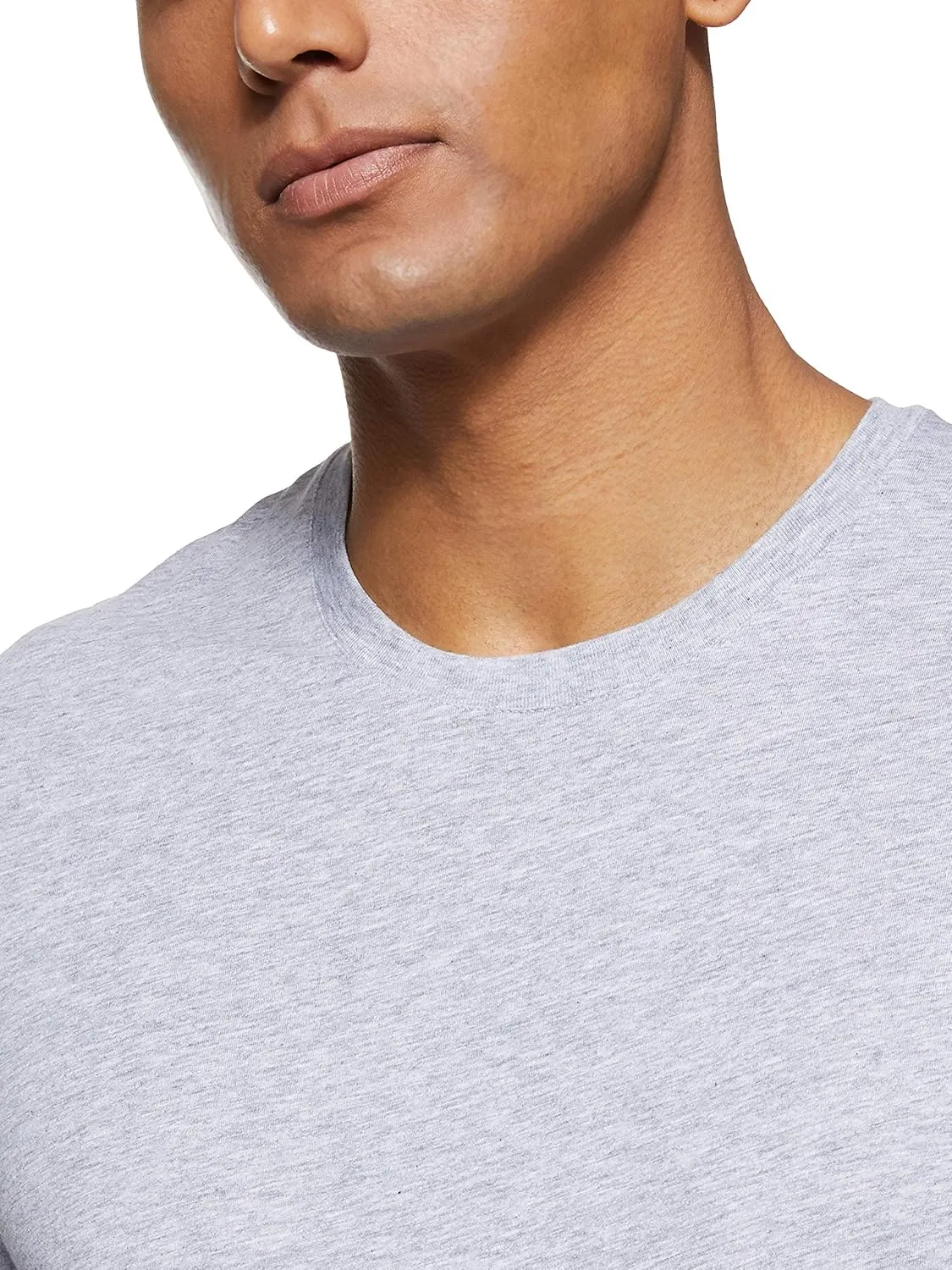 AX Armani Exchange Men's Solid Colored Basic Pima Crew Neck